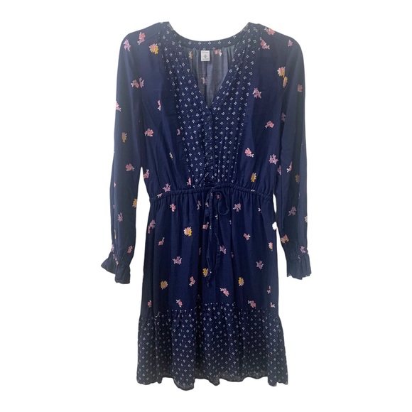 Old Navy XS Modal Floral Midi Dress - Picture 1 of 12
